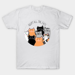 Adopt All The Cats T-Shirt